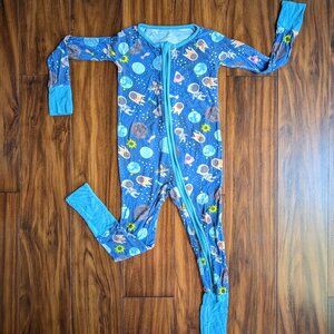 Little Sleepies Out of this World Bamboo Zippy, 2T GUC